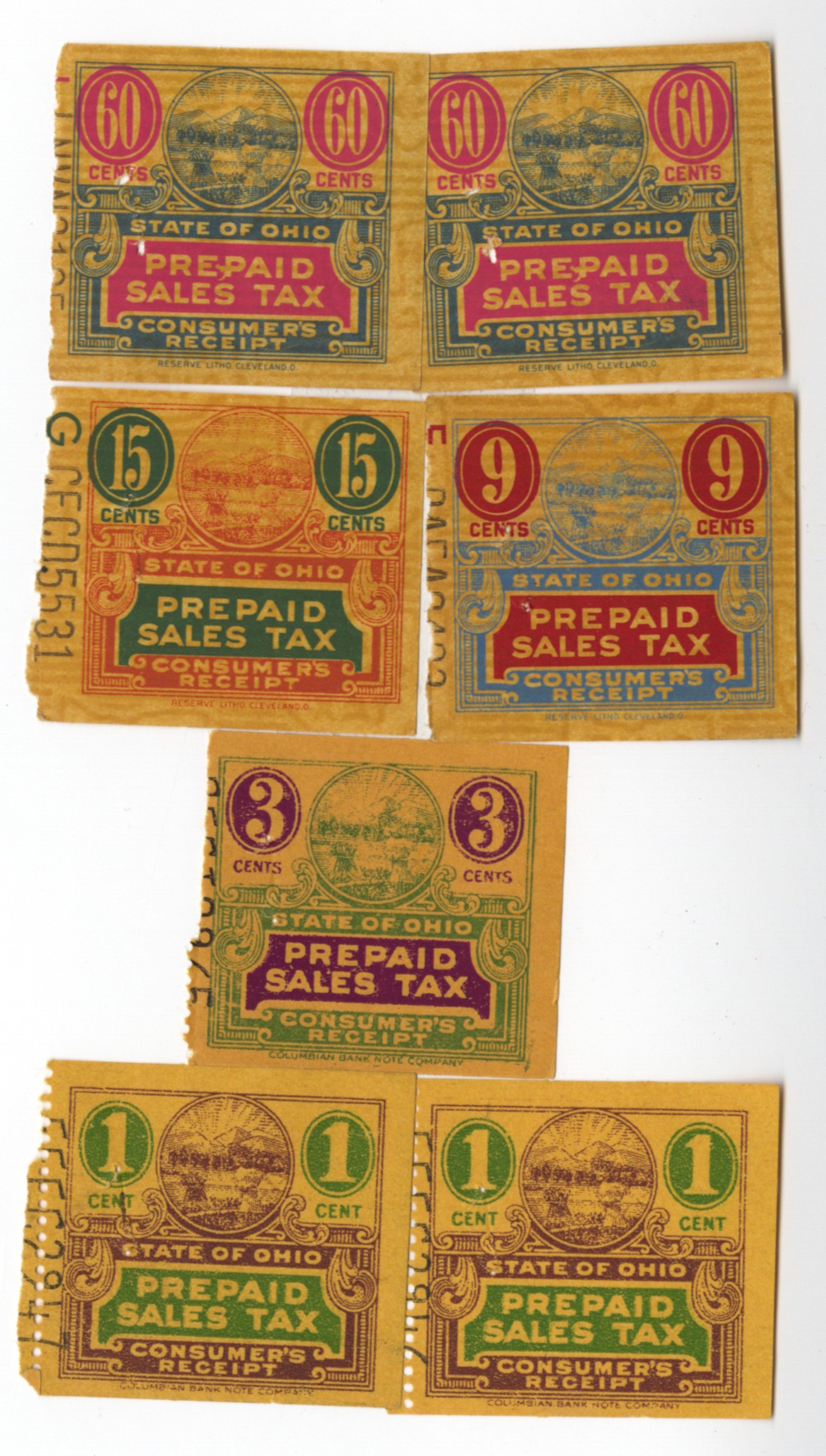 Ohio Tax Stamps