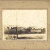 Passenger cars on the Railroad 