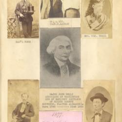 Samuel Ware; Mr. &amp; Mrs. Thomas B. Lawson; Mrs. George Small; Major John Belli, plated Alexandria; Will S. Holmes; E. H. Ball; Calling Card for Fuller &amp; Hathaway 