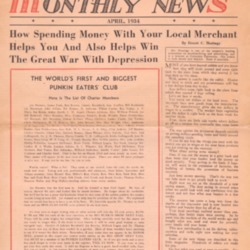 The Whittlers&#039; Gazette - April 1934