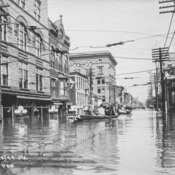 1913 Portsmouth Flood-Third (3rd) and Chillicothe Street 