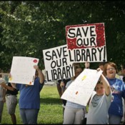 Save Our Libraries Rally