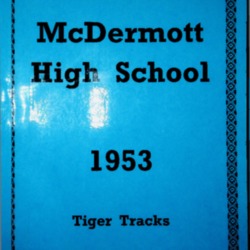 1953 McDermott High School Yearbook