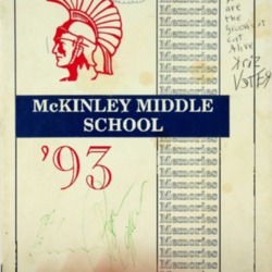 1992-1993 McKinley Middle School Yearbook
