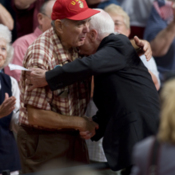 John McCain meeting Veteran Supporter