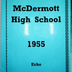 1955 McDermott High School Yearbook
