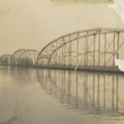 1940 Portsmouth Flood-Scioto River Bridge at Second (2nd) &amp; Scioto Streets