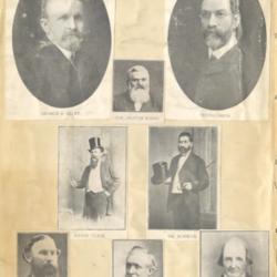 George D. Selby; Col. Oliver Wood; Irving Drew; David Elick; Dr. Schwab; J. B. Green; Charles Soule; John Armstrong 