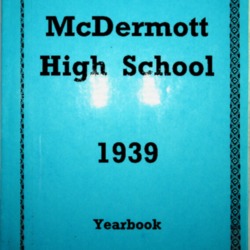 1939 McDermott High School Yearbook