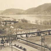 Ohio River At Flood Stage 1955