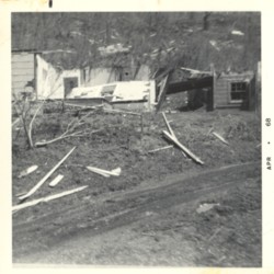 Damaged Wooden Structure 