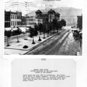 Market Square, looking south, Washington Hotel in Center – Portsmouth Ohio