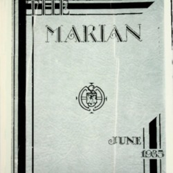 1935 St Mary&#039;s High School Yearbook