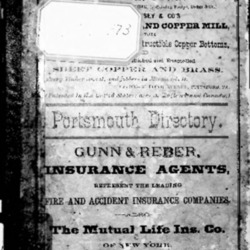 1872-1873 Portsmouth City Directory