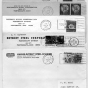New Boston Steel Plant Mailing Envelopes