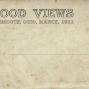 Flood Views, Portsmouth, Ohio - March 1913 Cover