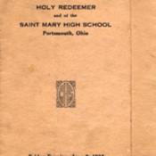 Commencement Program for Holy Redeemer &amp; Saint Mary High School