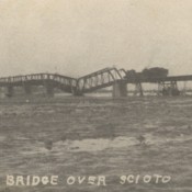 N&amp;W Bridge Over Scioto River- 1913 Flood
