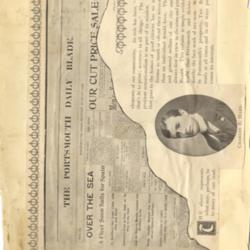 Portsmouth Daily Blade, Spanish-American War article; Charles E. Hard
