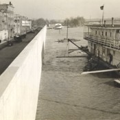 1943 Portsmouth Flood-New Flood Wall